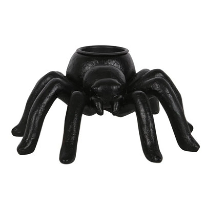 Image of Something Different Something Different Spider Tealight Holder in Black One Size Unisex 5063470908264