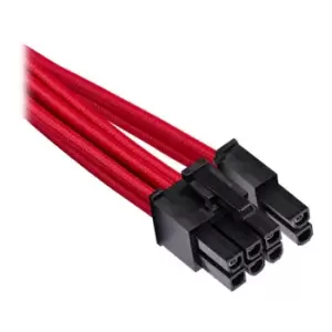 Image of Corsair Type 4 Gen 4 PSU Red Sleeved Dual 8pin PCIe Power Cables