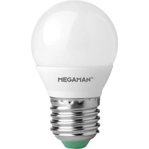 Image of Megaman 3.5W LED ES E27 Golf Ball Warm White - 143392