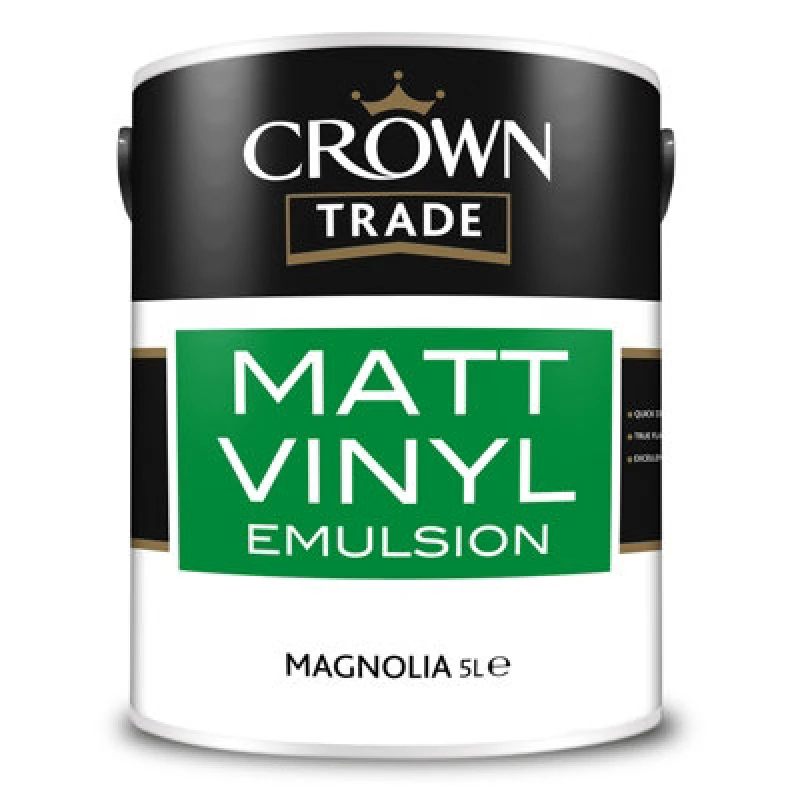Image of Crown Trade Matt Vinyl Emulsion Magnoila 5L