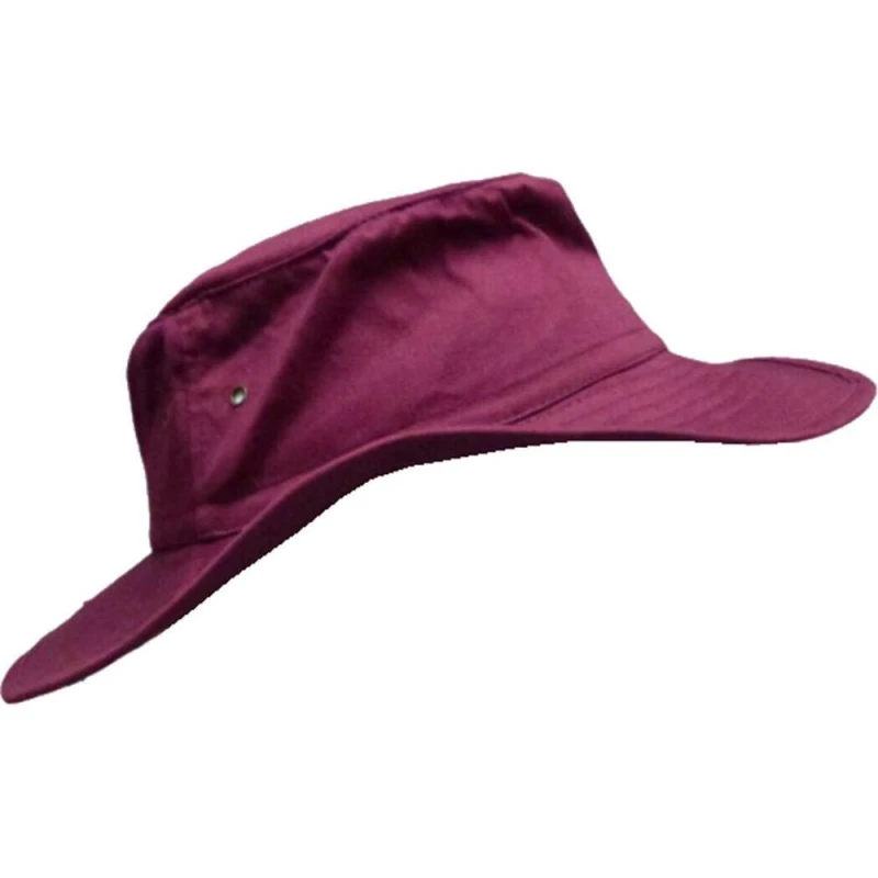 Image of Kookaburra Wide Brim Cricket Bucket Hat in Maroon Size: Large Maroon Unisex L