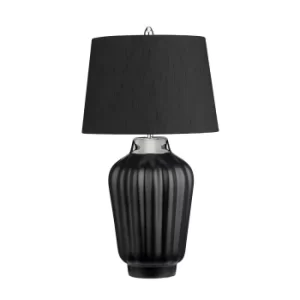 Image of Bexley 1 Light Table Lamp Black, Polished Nickel