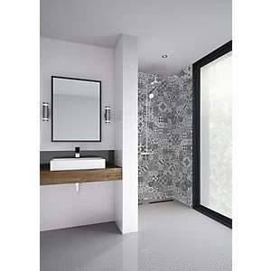 Image of Mermaid Elite Abruzzo Post Form Single Shower Panel 2420 x 1200mm
