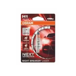 Image of OSRAM Performance Bulbs - H1 +150% More Brightness - (448) P14.5 - Halogen - NIGHT BREAKER LASER - 64150NL-01B