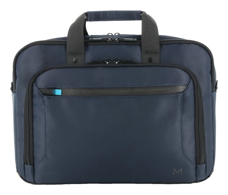 Image of Mobilis 005040 briefcase Polycarbonate (PC). Polyester Black. Navy