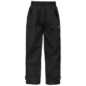 Image of Trespass Childrens/Kids Echo Waterproof Trousers (7/8 Years) (Black)