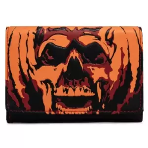 Image of Loungefly Halloween 2 Michael Myers Pumpkin Trifold Wallet