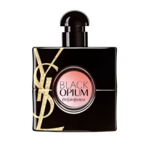 Image of Yves Saint Laurent Black Opium Christmas Gold Attraction Limited Edition Eau de Parfum For Her 50ml