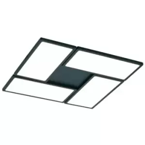 Image of Cristal New Or Black Dimmable LED Flush Light 60W 3000K