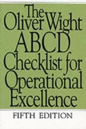 Image of oliver wight abcd checklist for operational excellence