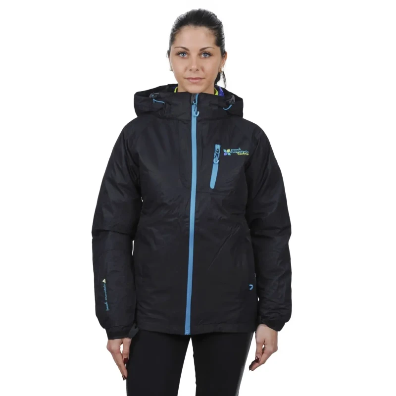 Image of Peak Mountain 3-in-1 reversible ski jacket For Her Peak Mountain Acixi Noir Female S