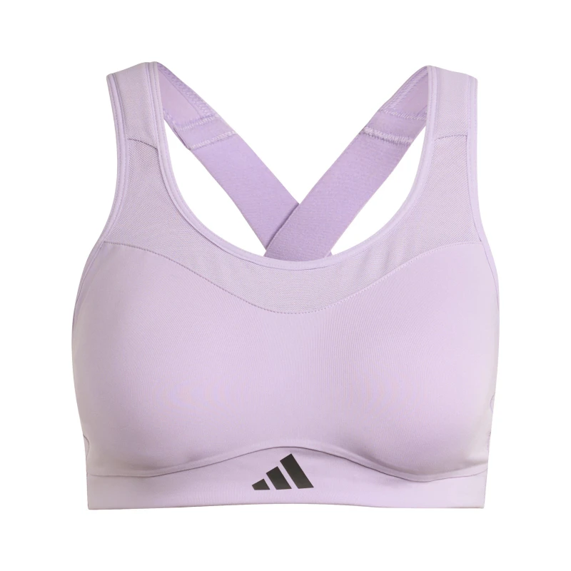 Image of adidas Womens Power High Impact Sports Bra Pink female S C-D