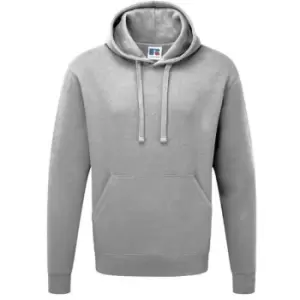 Image of Russell Colour Mens Hooded Sweatshirt / Hoodie (2XL) (Light Oxford)
