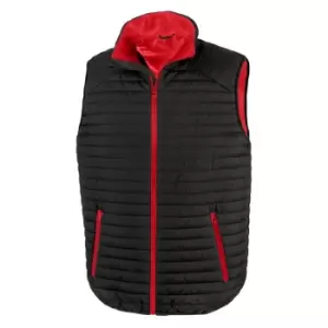 Image of Result Unisex Adult Gilet (M) (Black/Red)