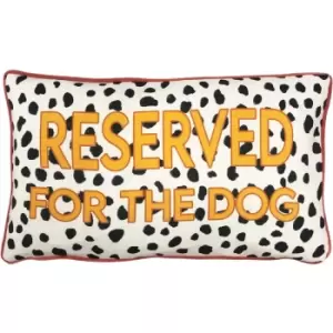 Image of Furn. - Woofers Reserved For The Dog Cushion Multi - Multicolour