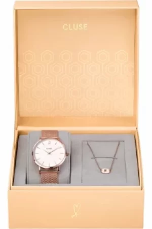 Image of Cluse Minuit Heart Gift Set Watch CLG013