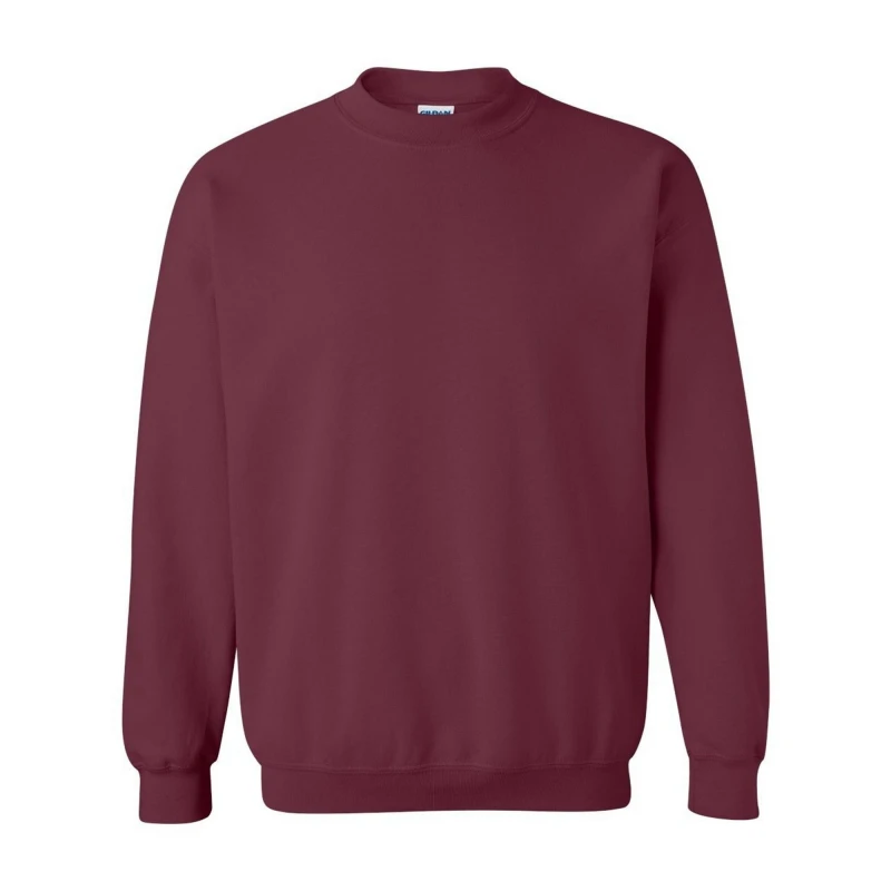 Image of Gildan Heavy Blend Crewneck Sweatshirt in Maroon Size: XS Maroon Unisex XS