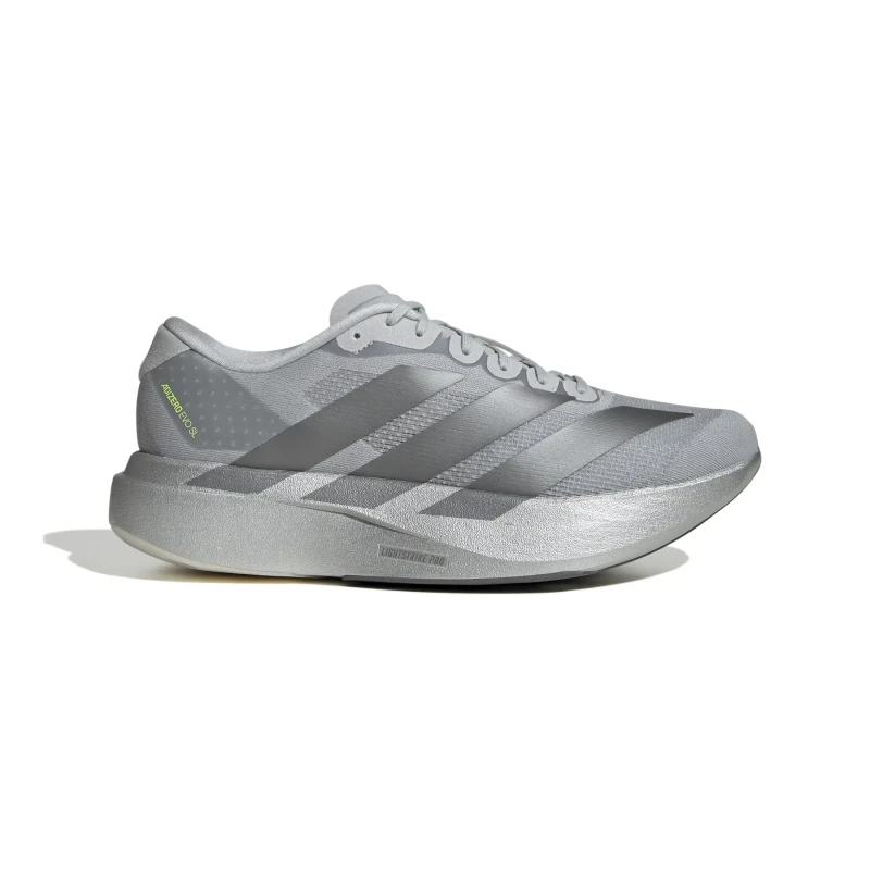 Image of Adidas Adizero Evo SL Shoes Silver Gray AW25, Size UK 9