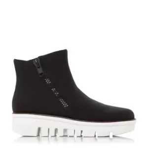 Image of Fitflop Chunky Zip Ankle Boots - Black