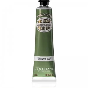 Image of LOccitane Amande Delicious Hands Moisturizing and Nourishing Cream for Hands and Nails 75ml