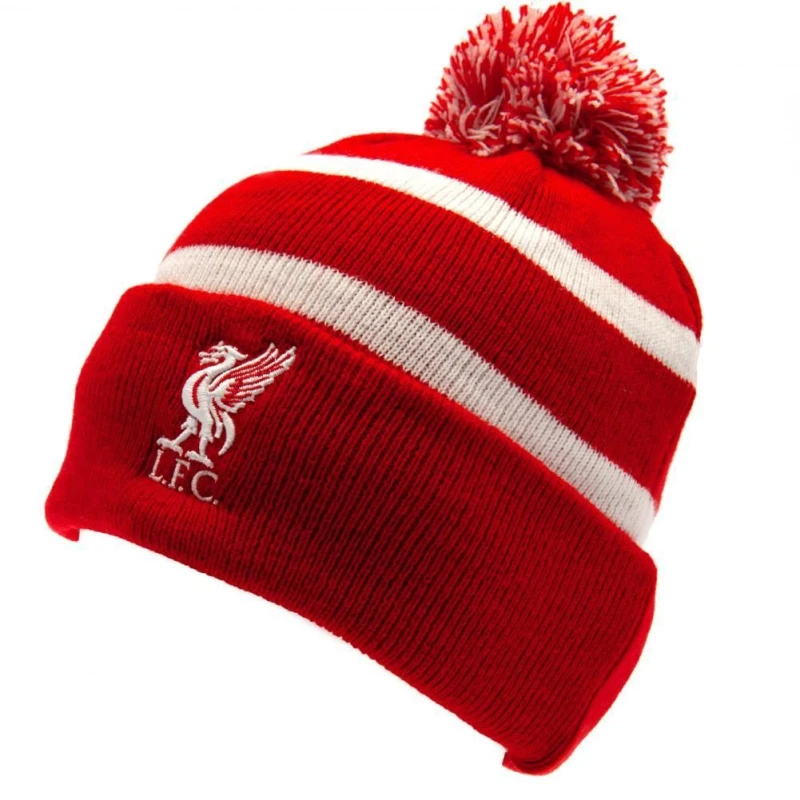 Image of Liverpool FC Mens Ski Hat in Red Red Male One Size