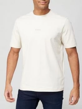 Image of Hugo Boss T-Fast Centre Logo T-Shirt White Size L Men