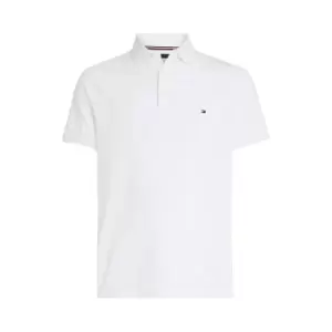 Image of Tommy Hilfiger Essential Interlock Slim Fit Polo Shirt - White