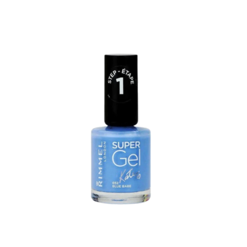 Image of Rimmel Super Gel Nail Polish - 052 Blue Babe RIM-Blue
