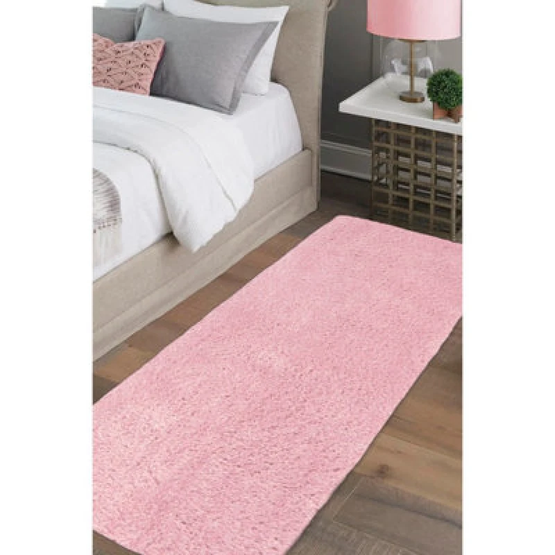 Image of Snug Plain Pink 60X200cm Rug P116A- SG155 06