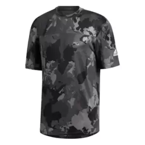Image of adidas Camo T Shirt Mens - Grey
