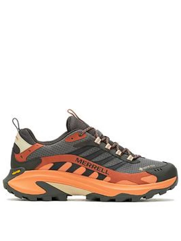 Image of Merrell Mens Moab Speed 2 GTX Waterproof Walking Hiking Shoes Trainers - UK 9 Grey male ES3756BEL9