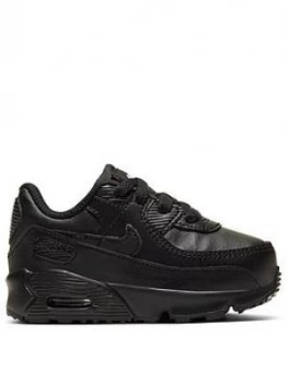 Image of Nike Air Max 90 Infant Trainers - Black
