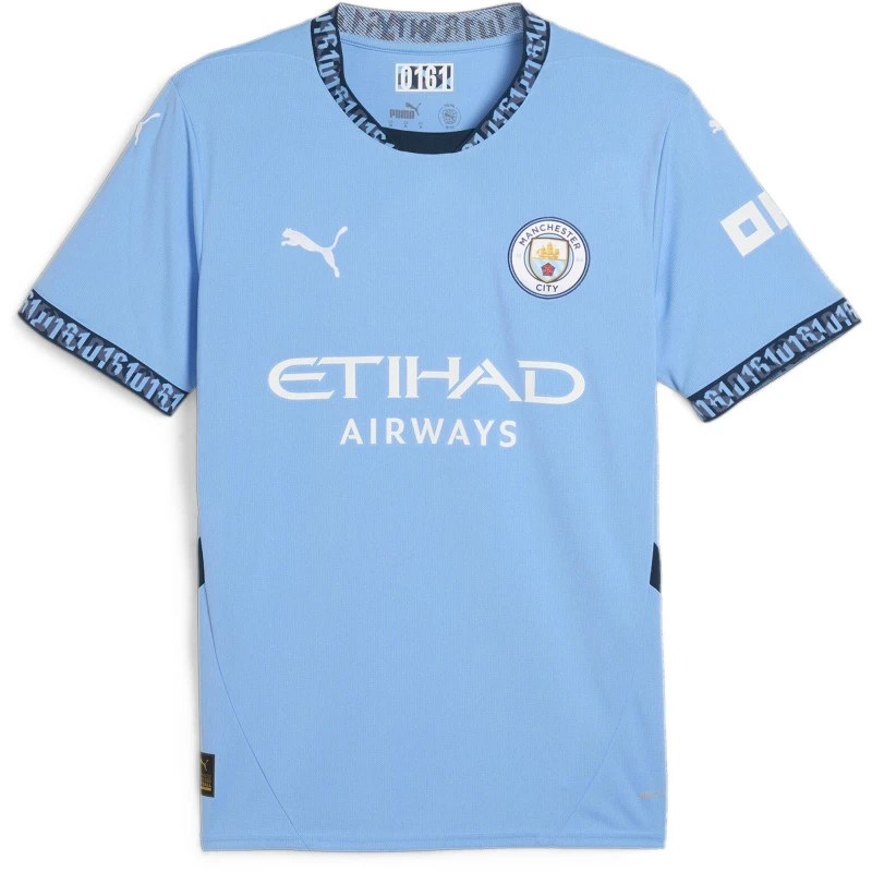 Image of Puma Manchester City Home Shirt 2024 2025 Adults - Blue Blue XL