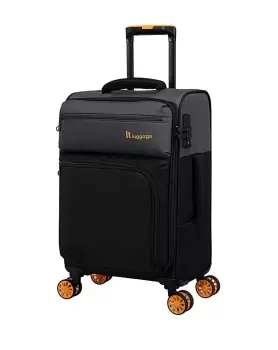 Image of IT Luggage Duo Tone Cabin Black Suitcase