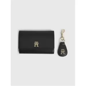 Image of Tommy Hilfiger Gp Med Flap Wallet W Keyfob - Black