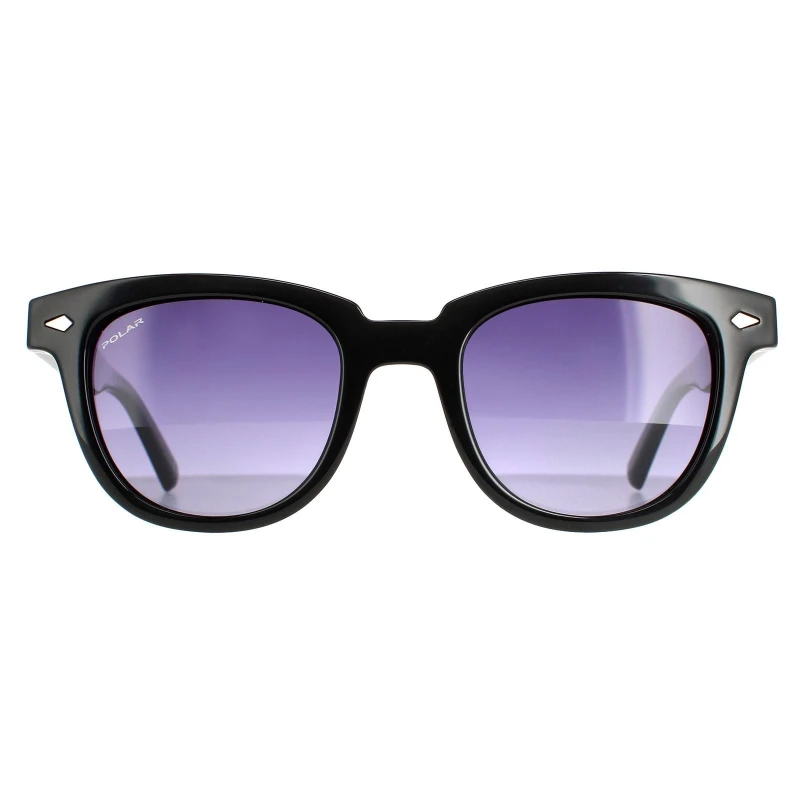 Image of Polar Oval Black Grey Purple Gradient Riley Black