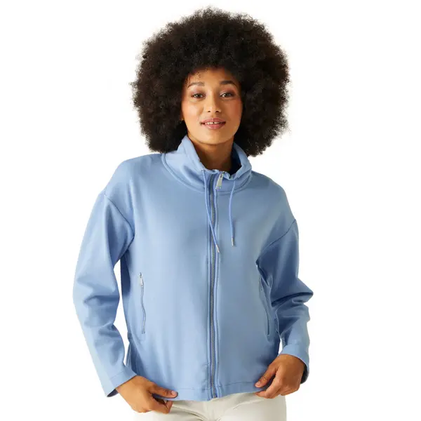 Image of Regatta Womens Ashlynn Full Zip Fleece Jacket 14 - Bust 38' (97cm) Hydrangea Blue RWA612-YKP-14