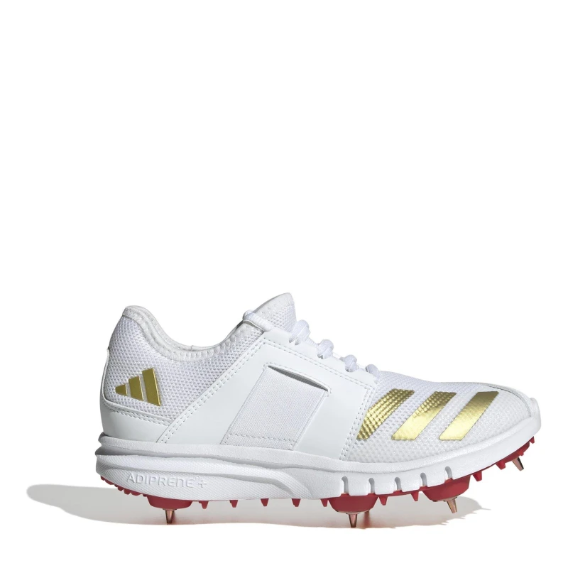 Image of adidas Unisex Kids Howzat Cricket Spikes White/Red unisex 3 (35.5)