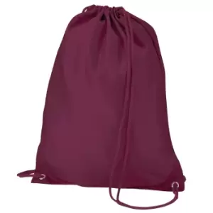 Image of Quadra Gymsac Shoulder Carry Bag - 7 Litres (One Size) (Burgundy)