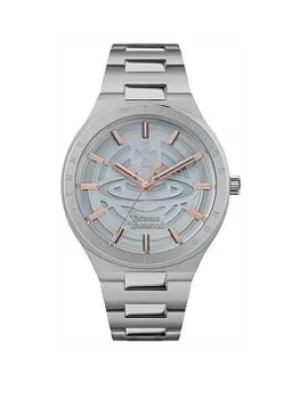 Image of Vivienne Westwood Vivienne Westwood Eltham Stainless Steel Ladies Watch, Pale Blue, Women