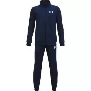 Image of Under Armour Armour Knit Track Suit Junior Boys - Blue