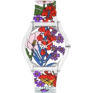 Image of Ladies Swatch Botanical Paradise Watch
