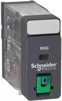 Image of Schneider Electric, 230V ac Coil Non-Latching Relay DPDT, 5A Switching Current Plug In, RXG21P7