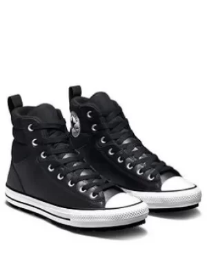 Image of Converse Chuck Taylor All Star Berkshire Boot, Black/White/Black, Size 9, Men