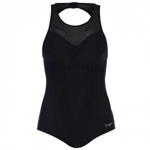 Image of Zoggs Marengo Mesh Clipback Swimsuit Ladies - Black