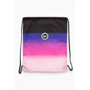 Image of Hype Gradient Drawstring Bag (One Size) (Purple/Pink/Black)