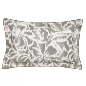 Image of Bedeck of Belfast Asha Print Cotton Pillowcase Oxford - Metallics