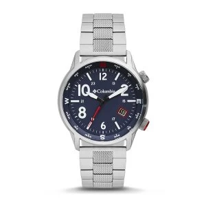 Image of Columbia CSC01-007 Outbacker Navy 3-Hand Date Stainless Steel Bracelet Watch