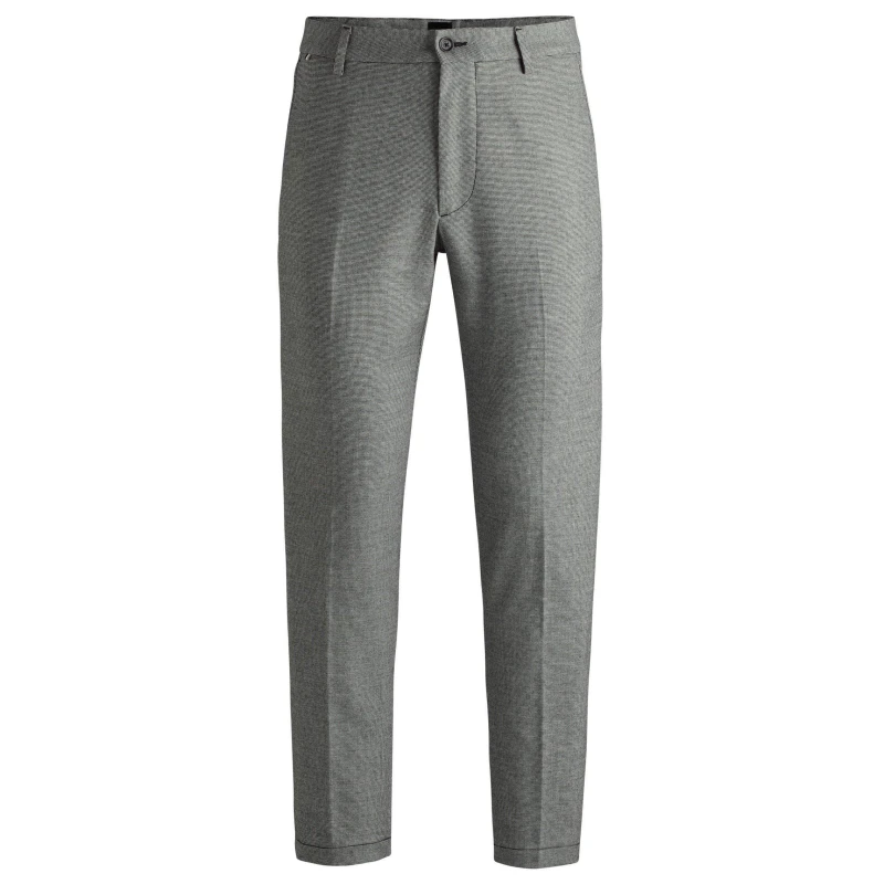 Image of Boss Regular-Fit Trousers Black male 32R