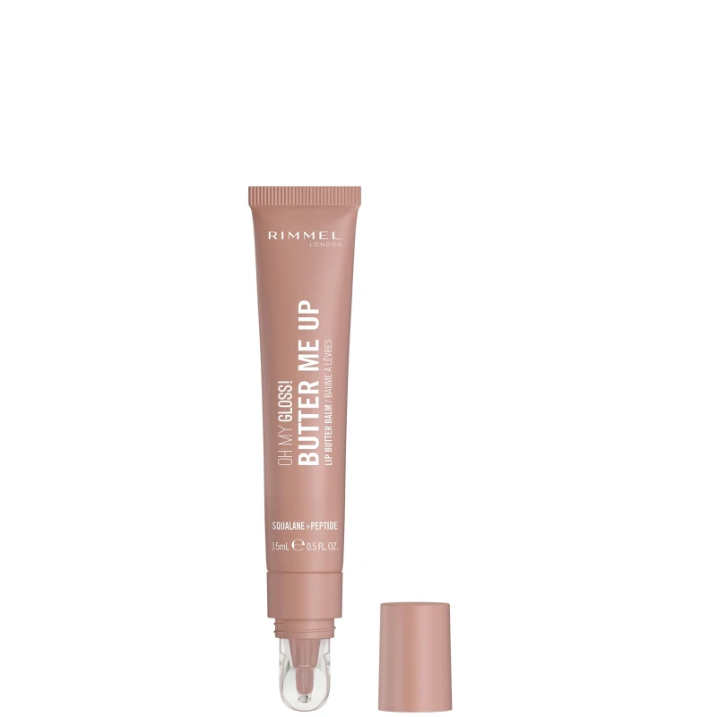 Image of Rimmel London Oh My Gloss! Butter Me Up Lip Butter Balm 15ml (Various Shades) - 002 Latte Delight
